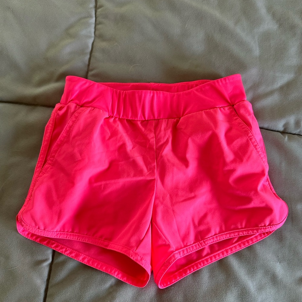 Girls Lands End lined swim shorts